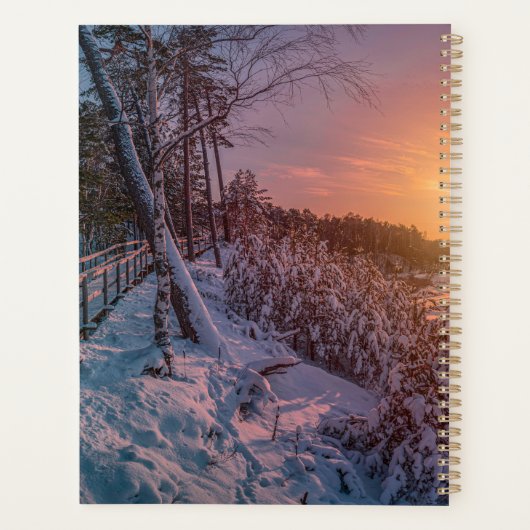 Sneeuwkust zee planner (Achterkant)