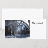 Sneeuwlaan fotokaart (Voorkant / Achterkant)