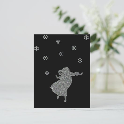 Sneeuwland Briefkaart (Staand voorkant)