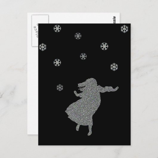 Sneeuwland Briefkaart (Voorkant / Achterkant)