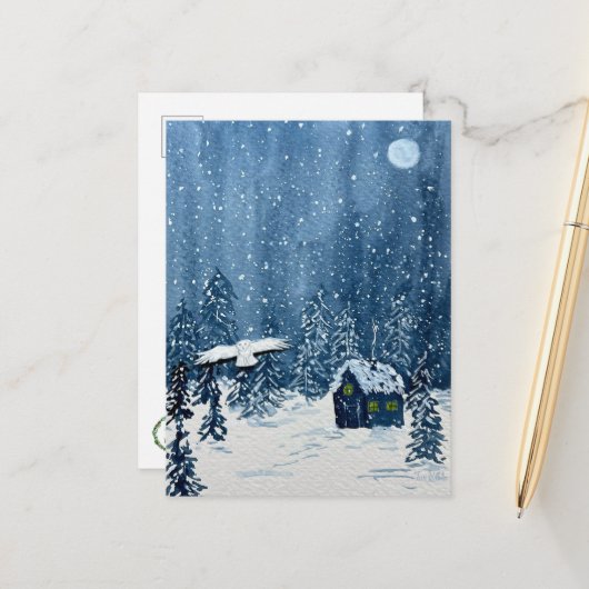 Sneeuwland Postkaart (Voorkant / Achterkant in situ)