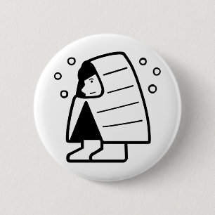 Sneeuwland Ronde Button 5,7 Cm