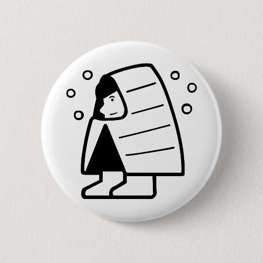 Sneeuwland Ronde Button 5,7 Cm (Voorkant)