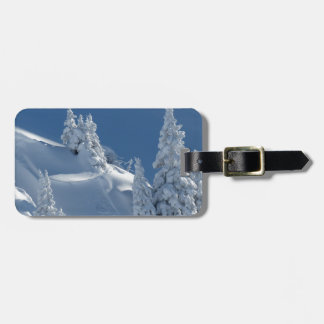 Sneeuwlandschap Bagagelabel