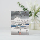 Sneeuwlandschap Briefkaart II (Staand voorkant)