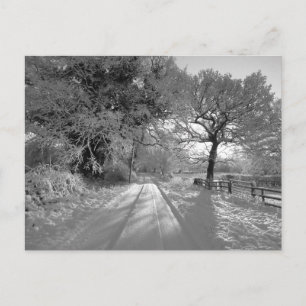 Sneeuwlandschap: Cheshire Briefkaart
