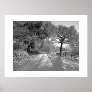Sneeuwlandschap: Cheshire Poster