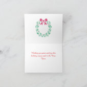 Sneeuwlandschap. Een vakantie seizoen Wenskaart Kaart (Binnen)