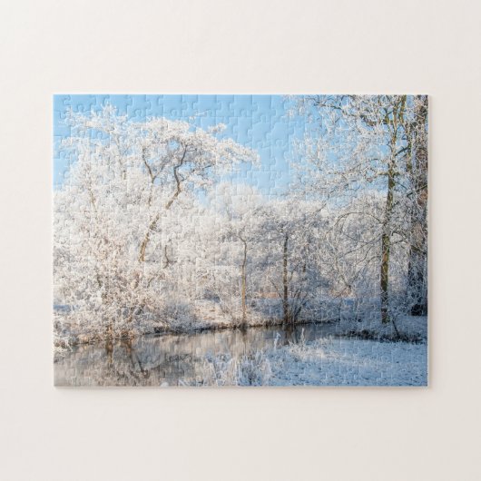 Sneeuwlandschap Foto, 252 stuks Jigsaw Puzzel (Horizontaal)