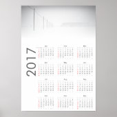 Sneeuwlandschap kalender 2017 Poster (Voorkant)