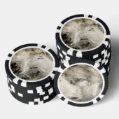 Sneeuwlandschap van kristallen poker chips (Opstapeling)
