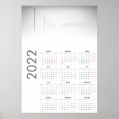 Sneeuwlandschapkalender 2022 Poster (Voorkant)