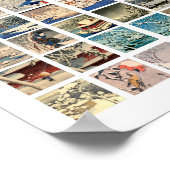 sneeuwlandschappen japanse houten blokken kunstsch poster (Hoek)