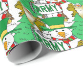 Sneeuwleger, Man Cadeaupapier (Rol Hoek)