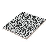 Sneeuwleopard-afdruk Aangepast Tegeltje (Zijkant)
