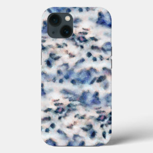 Sneeuwleopard Animal Print Skin Patroon Case-Mate iPhone Case