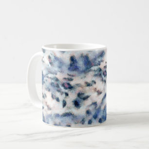 Sneeuwleopard Animal Print Skin Patroon Koffiemok