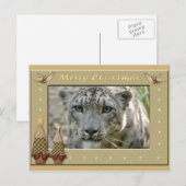 Sneeuwleopard-BCR-c-158 kopie Briefkaart (Voorkant / Achterkant)