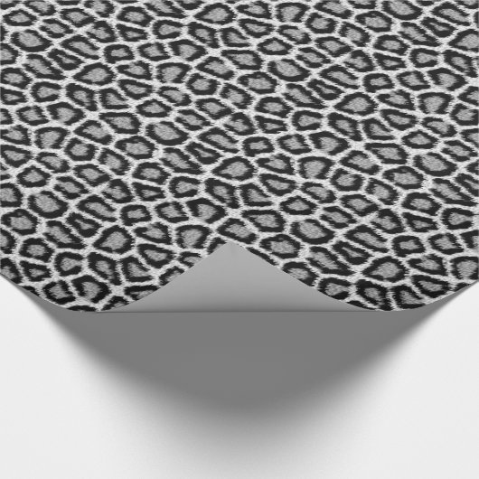 Sneeuwleopard-bont voor patroonvervulpapier cadeaupapier (Hoek)