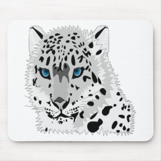 SNEEUWLEOPARD MUISMAT (Voorkant)