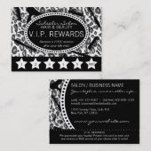 Sneeuwleopard Print Salon Loyalty Rewards (Voorkant / Achterkant)
