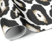 Sneeuwleopard print speciale cadeauverpakking cadeaupapier (Rol Hoek)