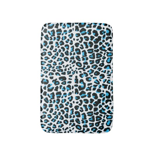 Sneeuwleopard voor printplaat badmat (Voorkant Verticaal)