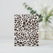 Sneeuwleopardprinter Briefkaart (Staand voorkant)