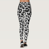 Sneeuwleopardprinter Leggings (Achterkant)