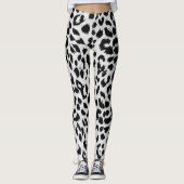 Sneeuwleopardprinter Leggings (Voorkant)