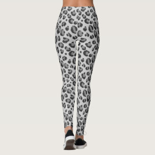 Sneeuwleopardprinter Leggings