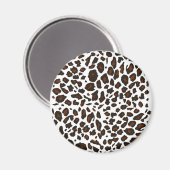 Sneeuwleopardprinter Magneet (Voorkant / Achterkant)