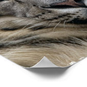 Sneeuwleopardprinter Poster (Hoek)