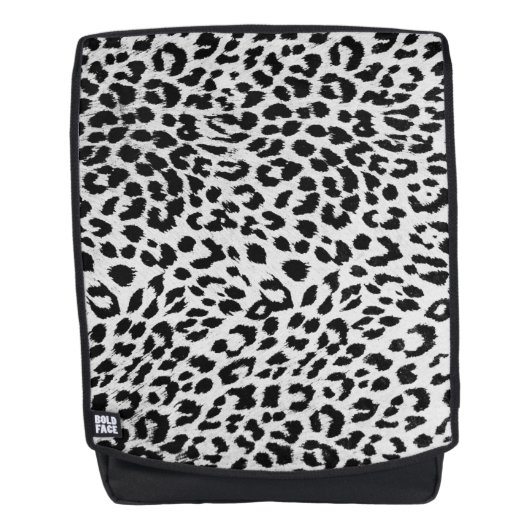 Sneeuwleopardprinter Rugtassen (Voorkant)
