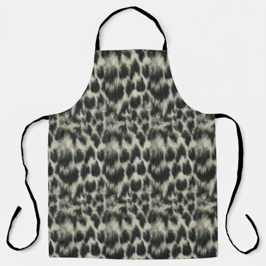 Sneeuwleopardprinter Schort (Voorkant)