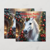 Sneeuwlicht: de betoverde kerst-eenhoorn kaart (Voorkant / Achterkant)