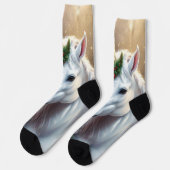 Sneeuwlicht: de betoverde kerst-eenhoorn sokken (Links)