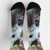 Sneeuwlicht: de betoverde kerst-eenhoorn sokken (Top)