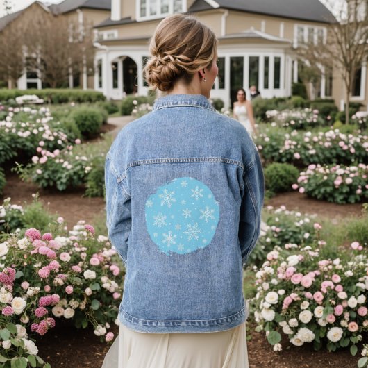 Sneeuwlied Denim Jacket (Huwelijk Achterkant)