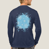 Sneeuwlied Tri-Blend Shirt (Achterkant volledig)