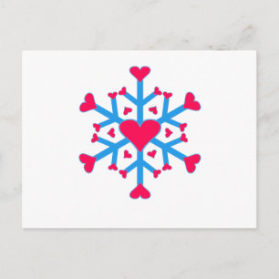 Sneeuwliefde - Briefkaart - horizontaal