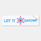 Sneeuwliefde - Bumpersticker (Voorkant)