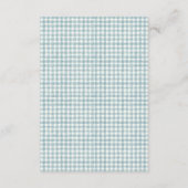 Sneeuwliefde | Winter Baby shower Informatiekaartje (Achterkant)