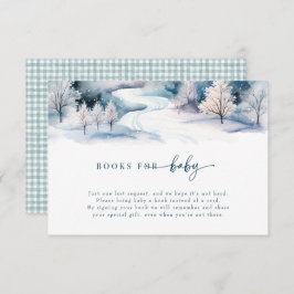 Sneeuwliefde | Winter Baby shower Informatiekaartje