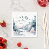 Sneeuwliefde | Winterbos Servet (Insitu)