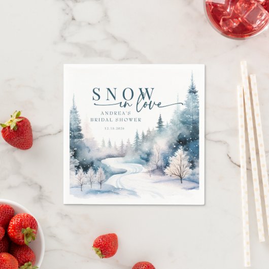 Sneeuwliefde | Winterbos Servet (Insitu)