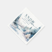 Sneeuwliefde | Winterbos Servet (Hoek)