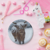 Sneeuwliefhebber Papieren Bordje (Feest)