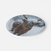 Sneeuwliefhebber Papieren Bordje (Gekanteld)