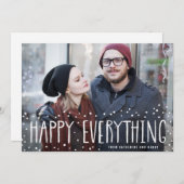 Sneeuwlijst Kerst Alles Foto Kaart (Voorkant / Achterkant)